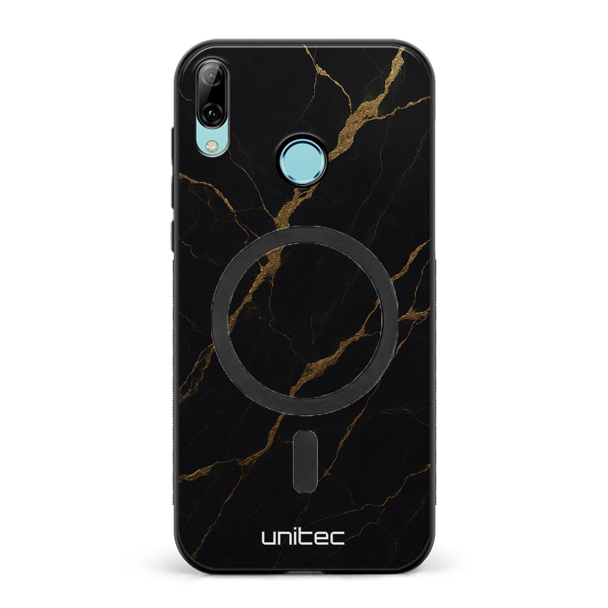 Huawei P Smart 2019 Suojakuoret Marmori – Midnight Gold