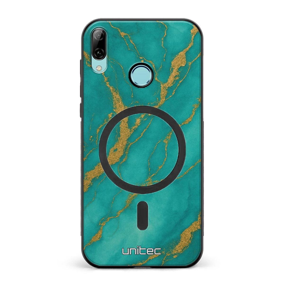 Huawei P Smart 2019 Suojakuoret Marmori – Turquoise Gold