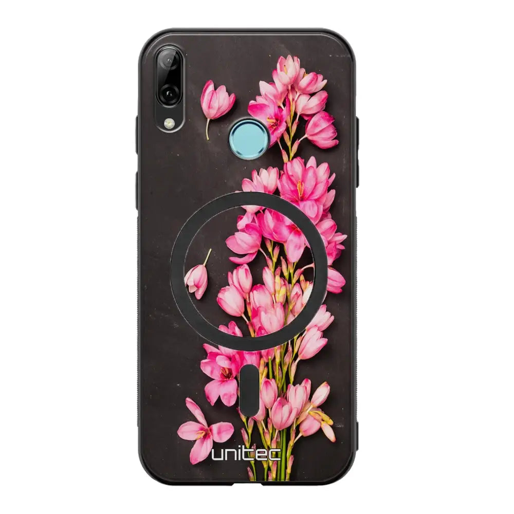 Huawei P Smart Z kukka suojakuoret - Pink Flowers