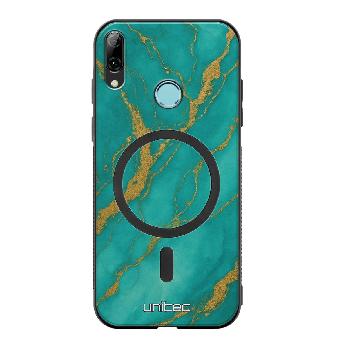 Huawei P Smart Z Suojakuoret Marmori – Turquoise Gold