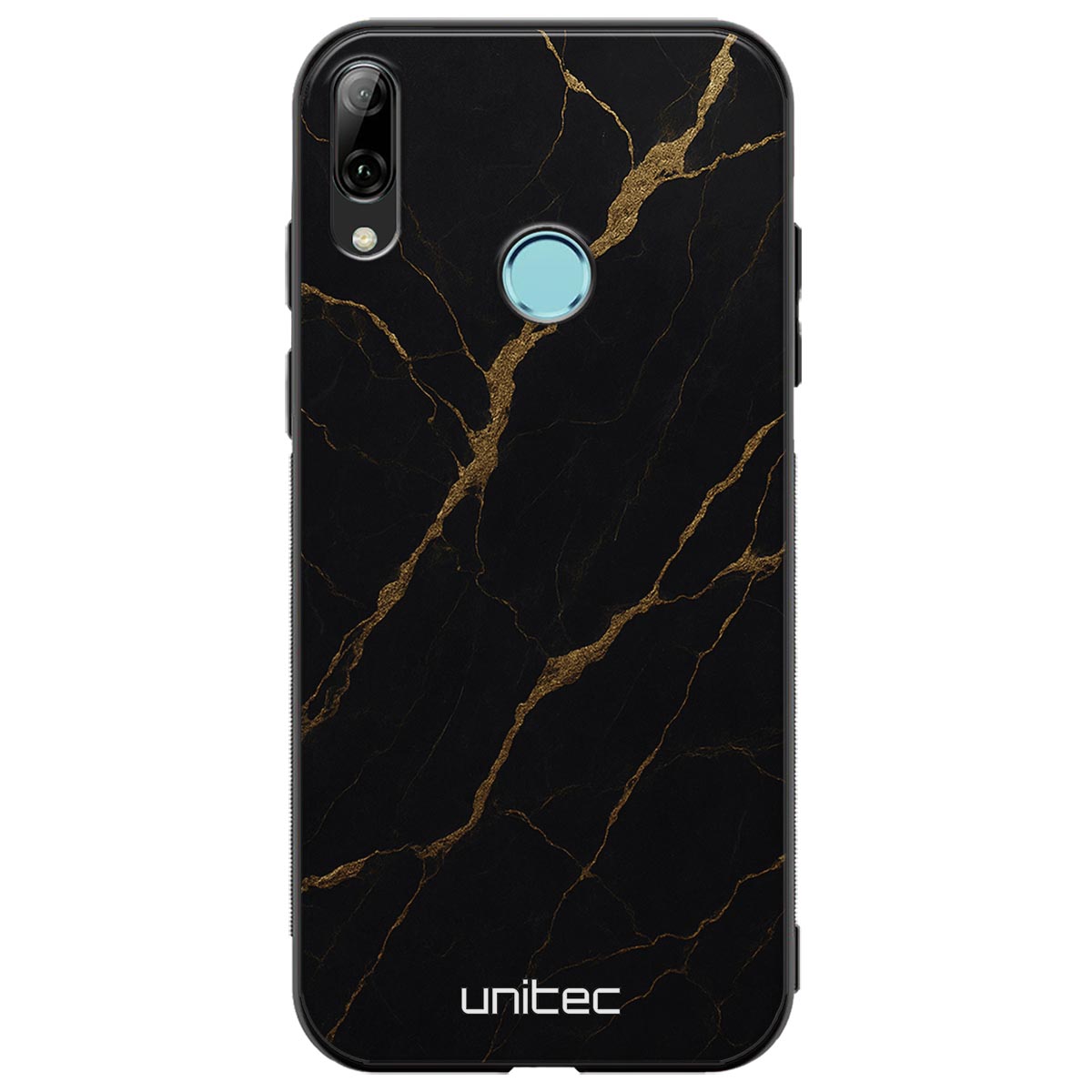 Huawei P Smart Z Suojakuoret Marmori – Midnight Gold