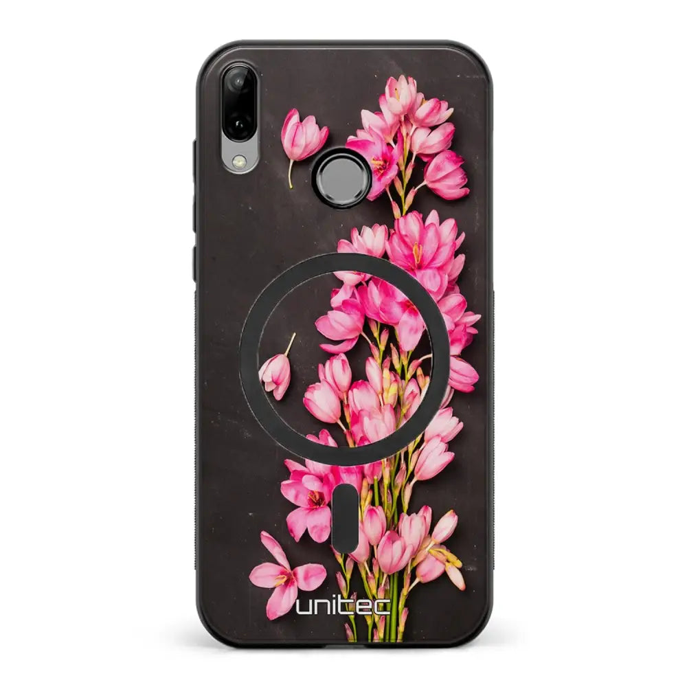 Huawei P20 Lite kukka suojakuoret - Pink Flowers