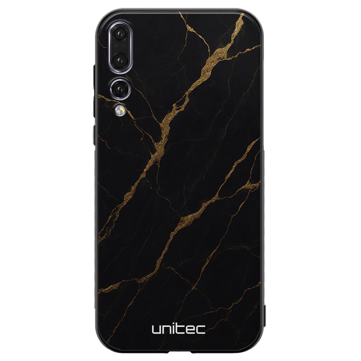 Huawei P20 Pro Suojakuoret Marmori – Midnight Gold