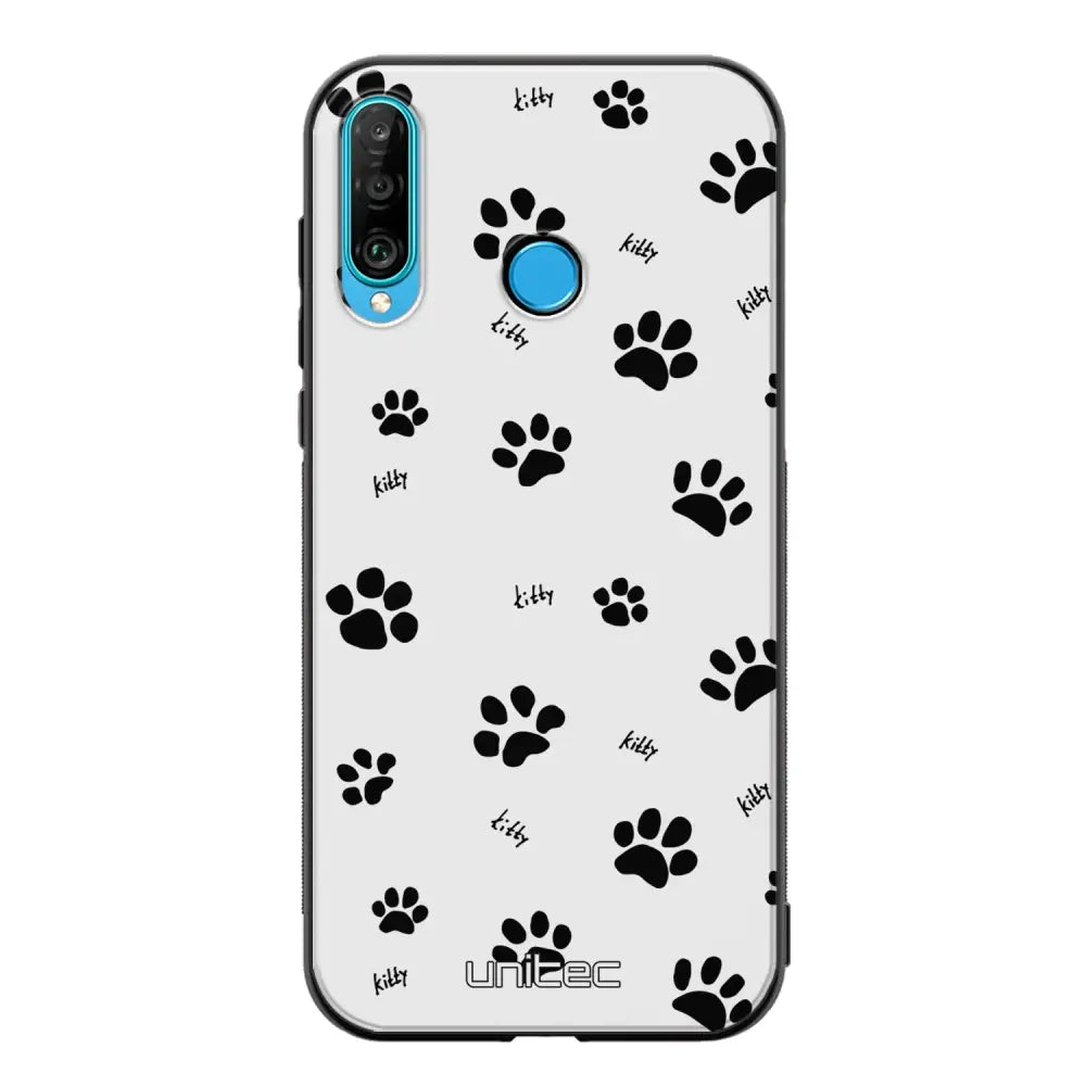 Huawei P30 Lite kissa suojakuoret - Cat Paws - Ei
