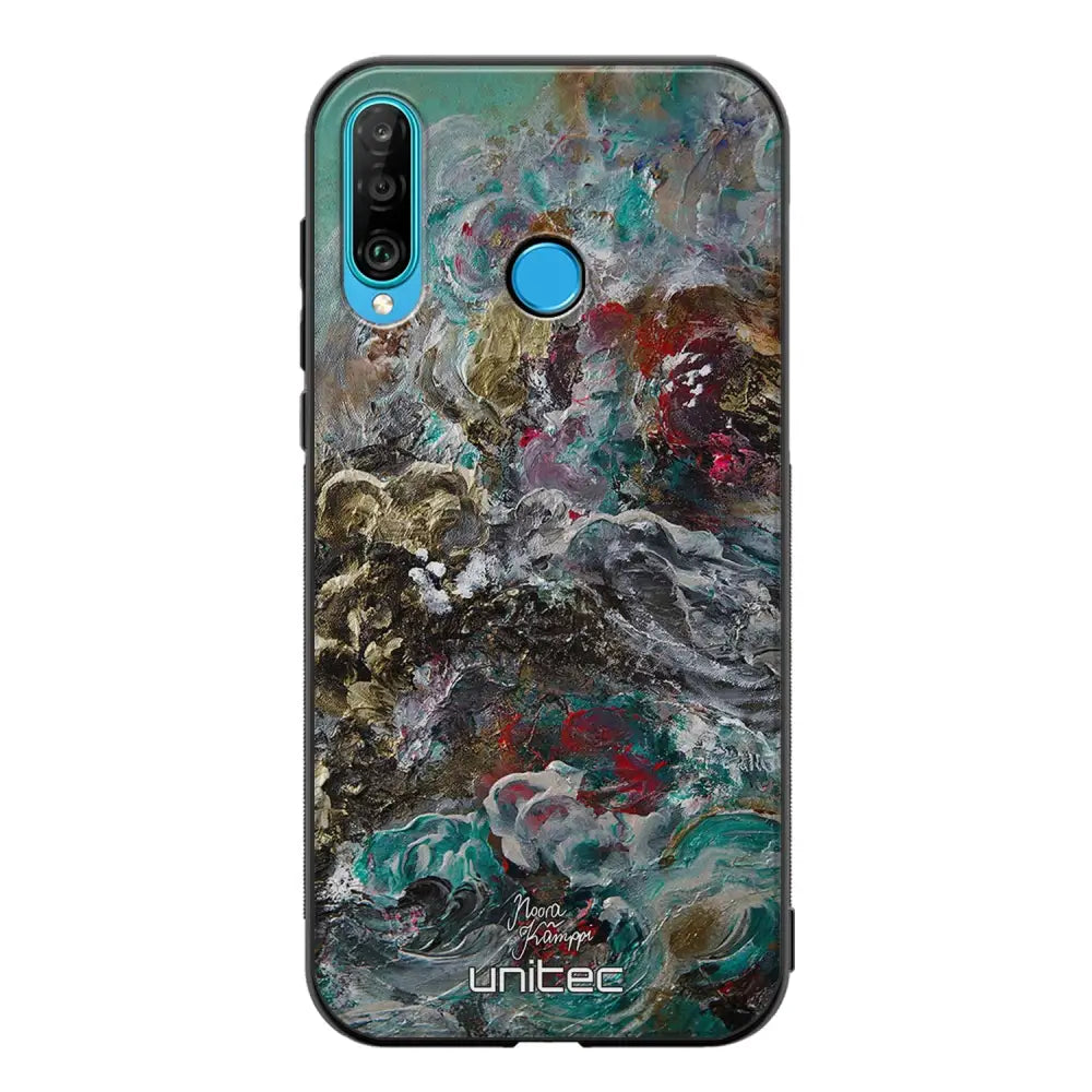 Huawei P30 Lite modern art suojakuoret - Heart Knows - Noora Kämppi - Ei