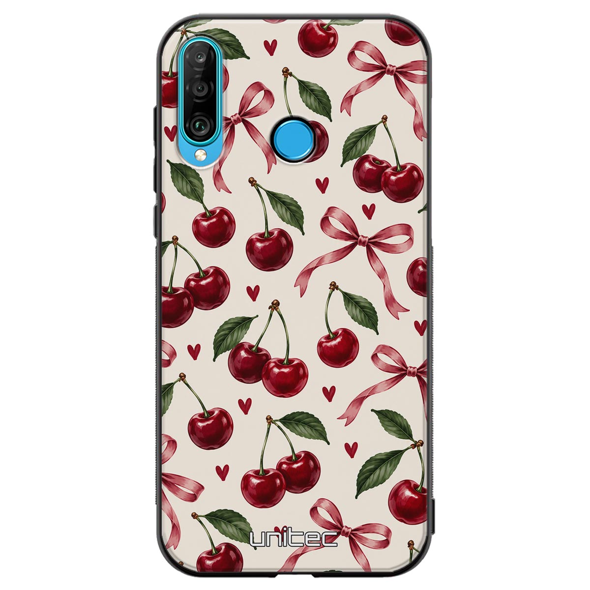 Huawei P30 Lite Suojakuoret Kirsikkarusetti