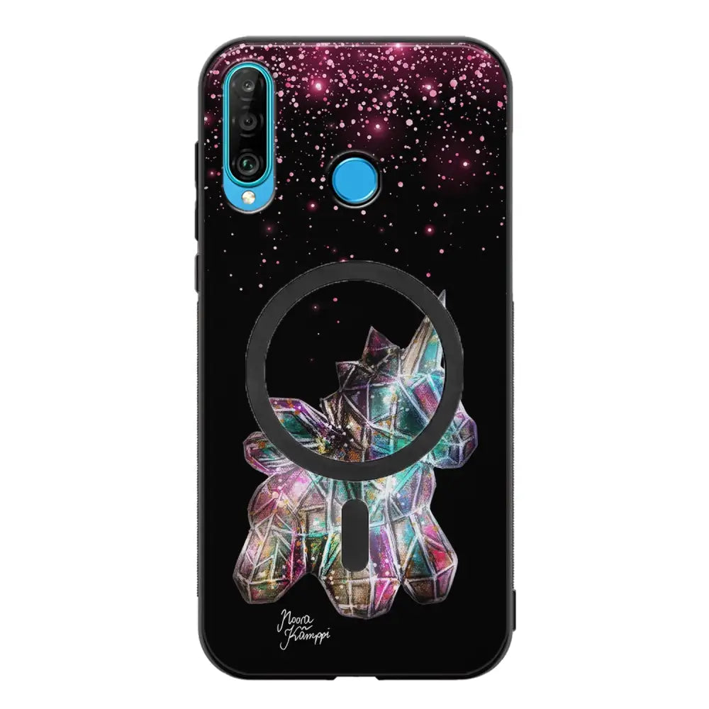 Huawei P30 Lite unicorn suojakuoret - Pinkki - Noora Kämppi