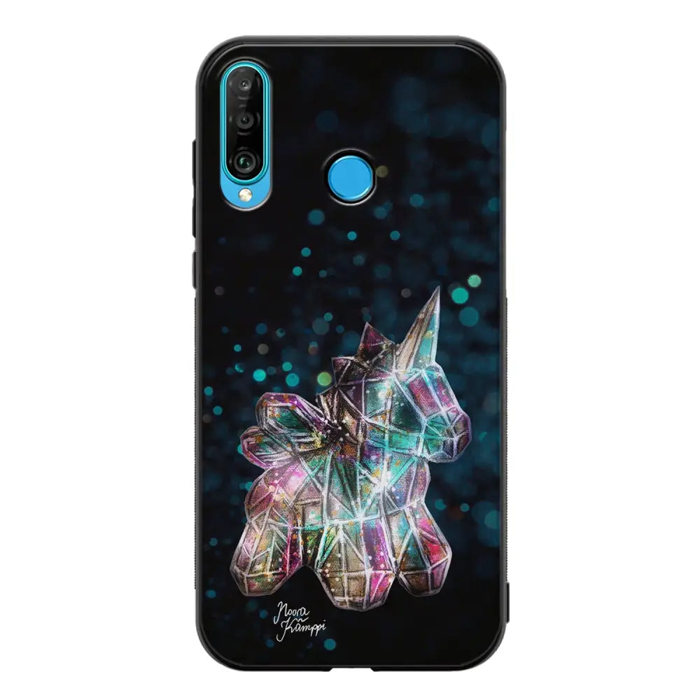 Huawei P30 Lite unicorn suojakuoret - Sininen - Noora Kämppi - Ei