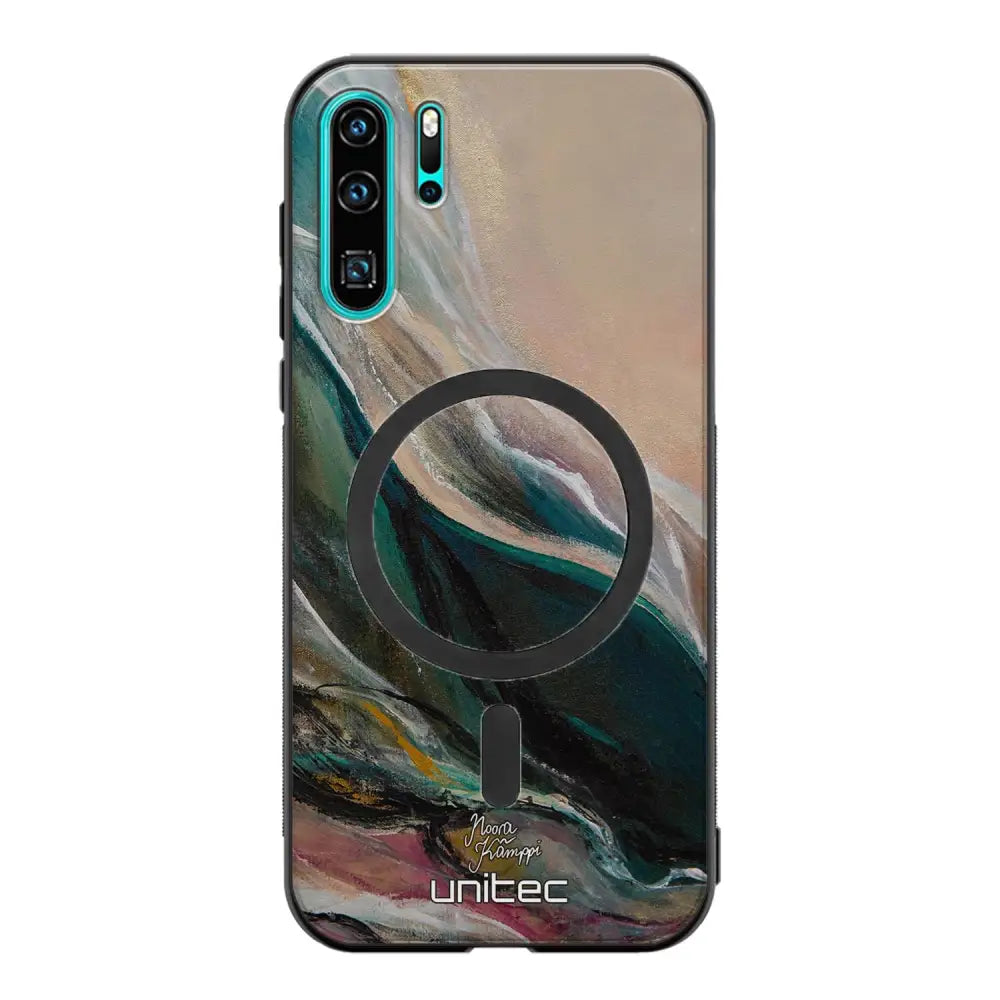 Huawei P30 Pro modern art suojakuoret - Nudge - Noora Kämppi