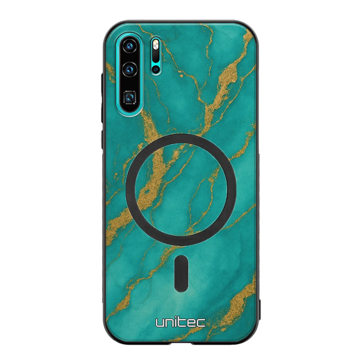 Huawei P30 Pro Suojakuoret Marmori – Turquoise Gold