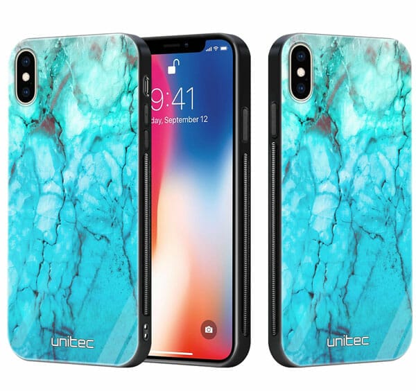 iPhone XS Max unitec suojakuori 2 Icy Marble