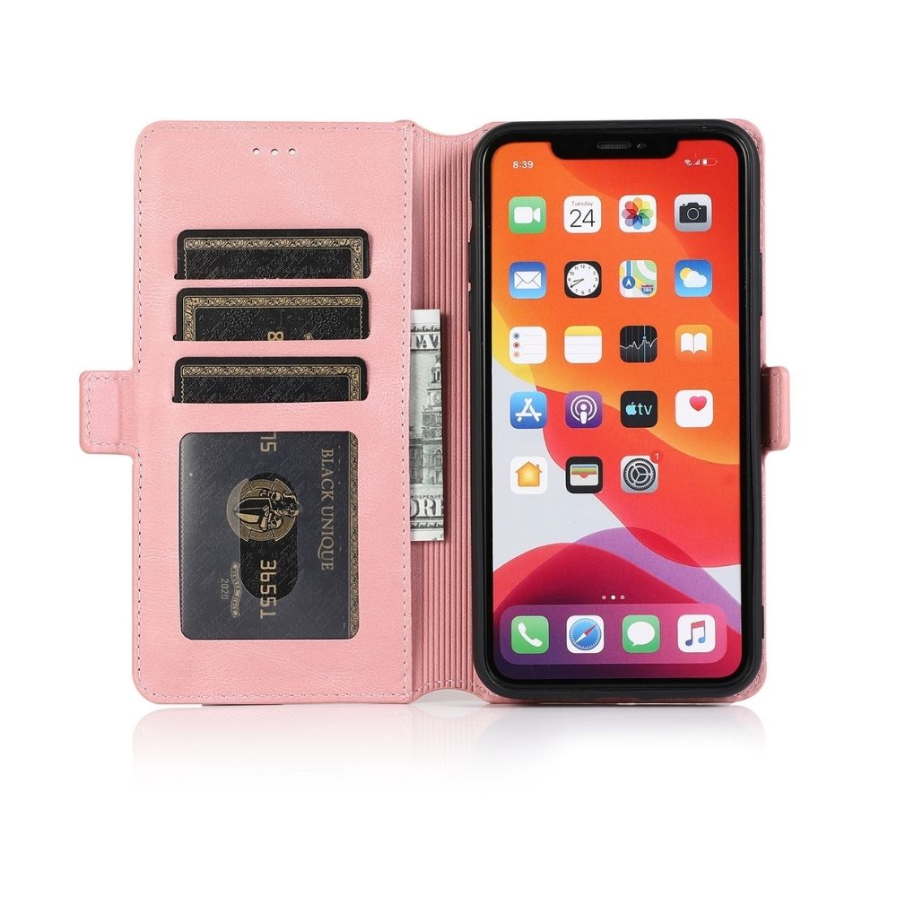 iPhone 11 Pro Max Unitec Lompakko Suojakotelo Ruusukulta