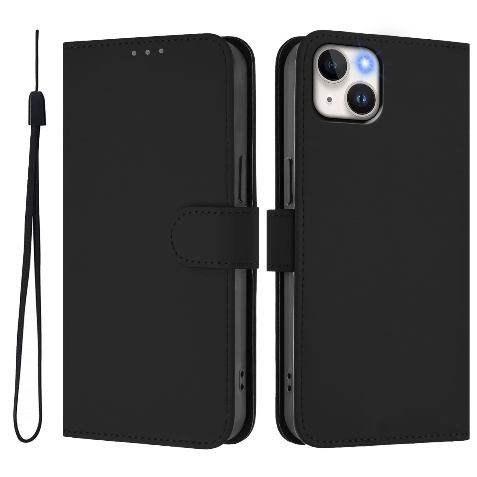 iPhone 14 Plus Lompakko Suojakotelo Musta - Unitec