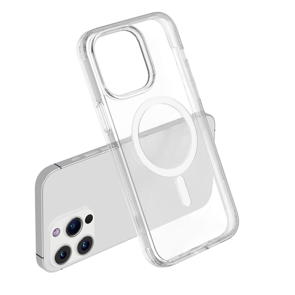 iPhone 15 Pro MagSafe Suojakuori Läpinäkyvä