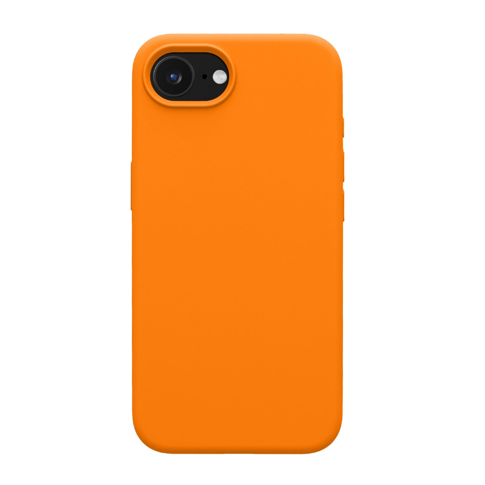 iPhone 16e / 17e MagSafe silikonikuoret Oranssi