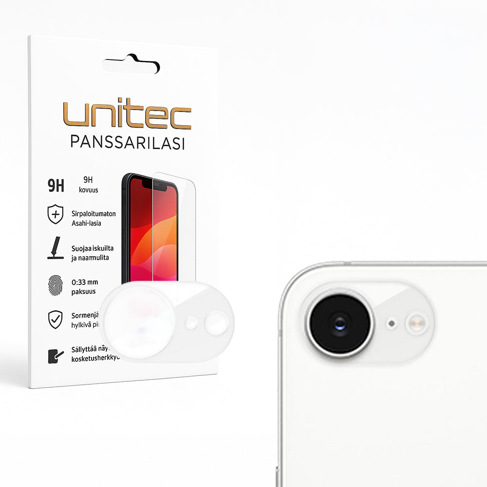 iPhone 16e / iPhone 17e Kameran panssarilasi