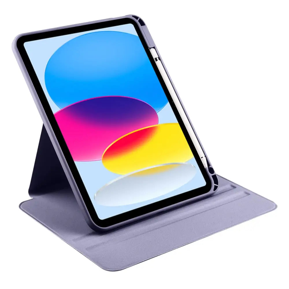 iPad 10.9 (10Gen / 2022) Pyörivä suojakotelo - Violetti