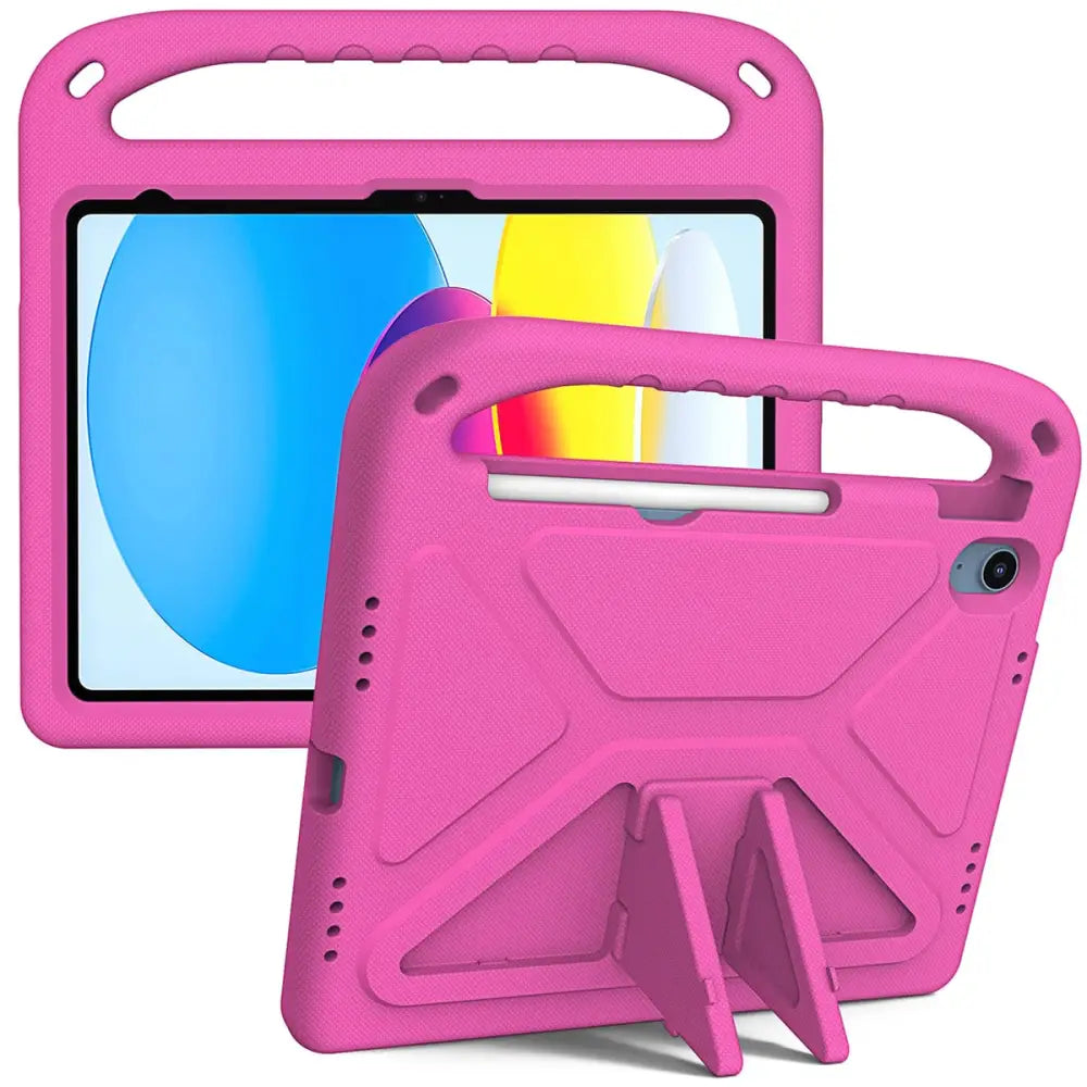 iPad 10th Gen 10.9 (2022) Lasten iskunkestävä Suojakotelo - pinkki
