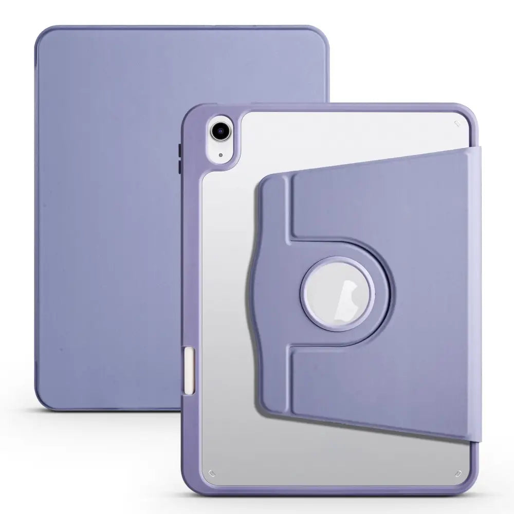 iPad 9.7 (2017/2018/Air/Air2) Pyörivä suojakotelo - Violetti