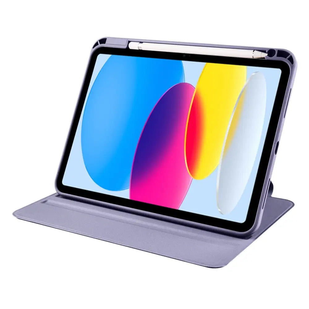 iPad 9.7 (2017/2018/Air/Air2) Pyörivä suojakotelo - Violetti