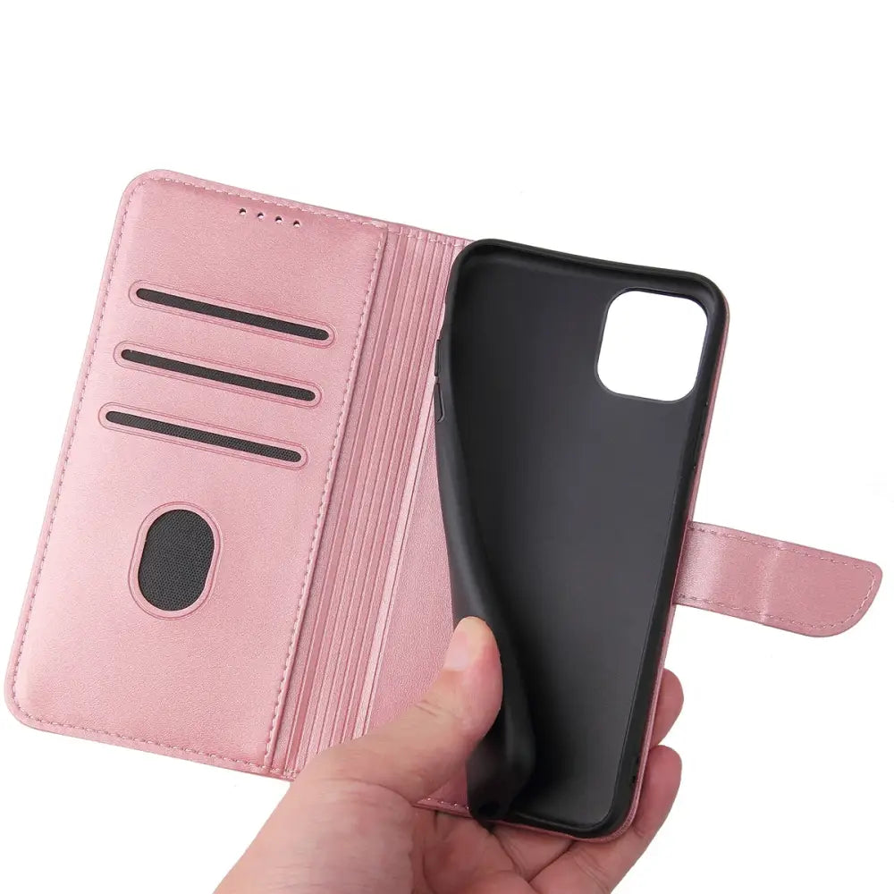 iPhone 11 Lompakko suojakotelo Ruusukulta