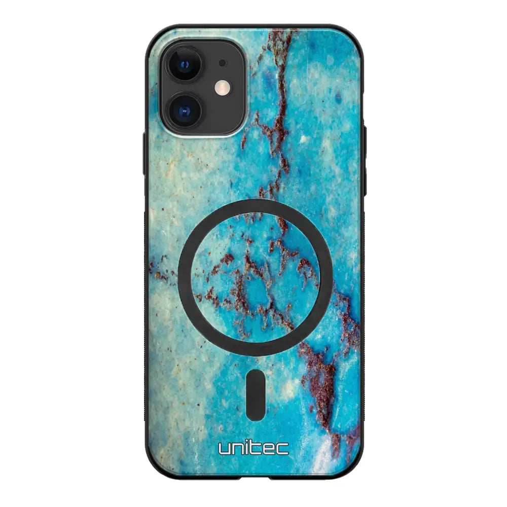 iPhone 11 marmori suojakuoret - Turquoise Marble