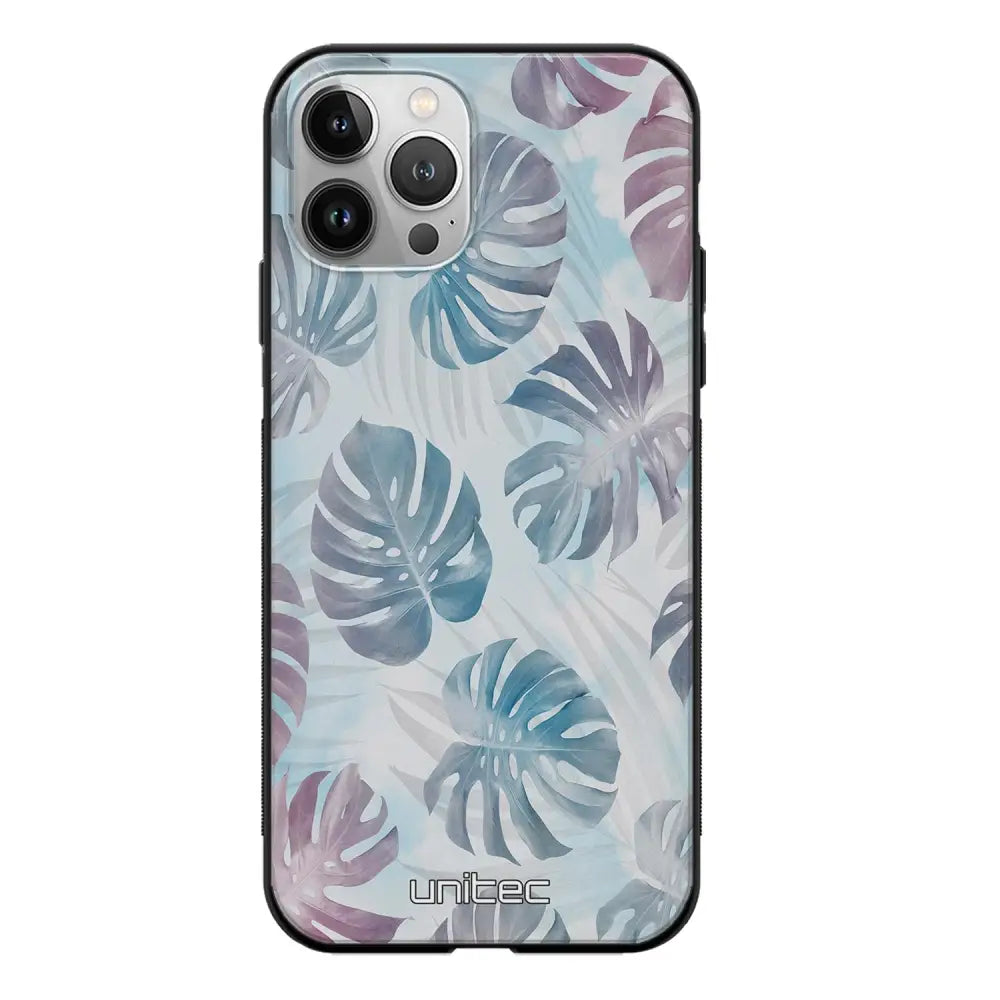 iPhone 11 Pro Max kukka suojakuoret - Monstera Texture - Ei