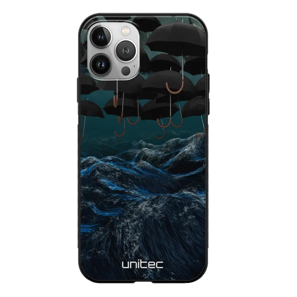 iPhone 11 Pro Max suojakuoret - Umbrella Storm - Ei