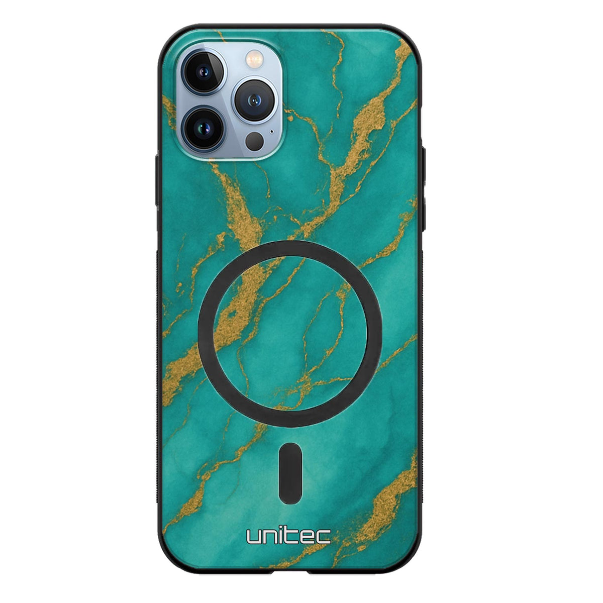 iPhone 11 Pro Suojakuoret Marmori – Turquoise Gold