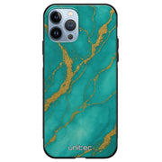 iPhone 11 Pro Suojakuoret Marmori – Turquoise Gold