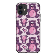 iPhone 11 suojakuoret - Purple Teddy Bear - Ei