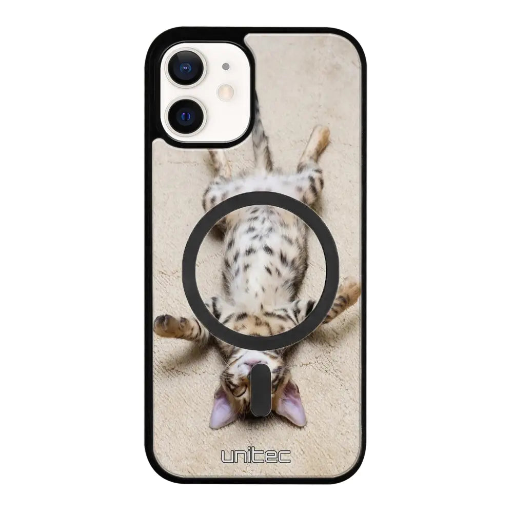 iPhone 12 kissa suojakuoret - Relaxing Cat