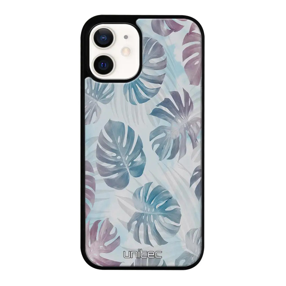 iPhone 12 kukka suojakuoret - Monstera Texture - Ei