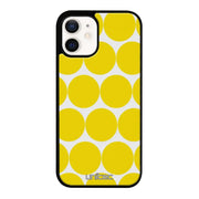 iPhone 12 Mini pallo suojakuoret - Keltainen Pallo - Ei