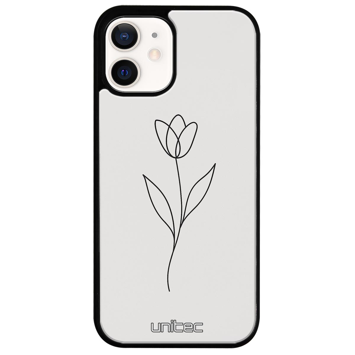 iPhone 12 Mini Suojakuoret Minimalistic – Elegant Tulip