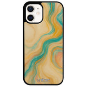 iPhone 12 Mini Suojakuoret Marmori – Emerald Waves
