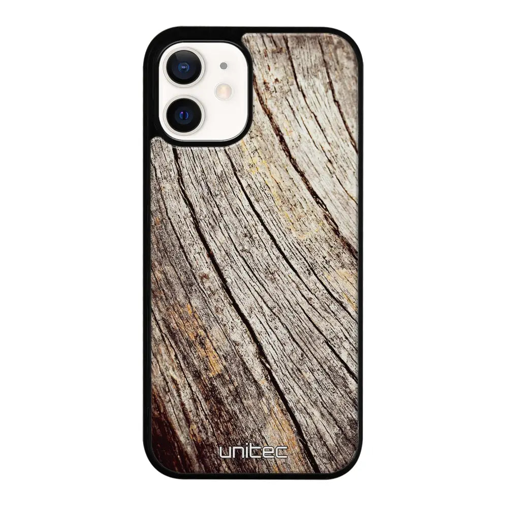 iPhone 12 Mini suojakuoret - Wooden Stump - Ei