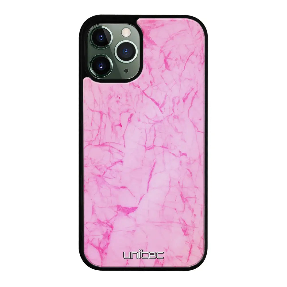 iPhone 12 Pro marmori suojakuoret - Light Pink Marble - Ei