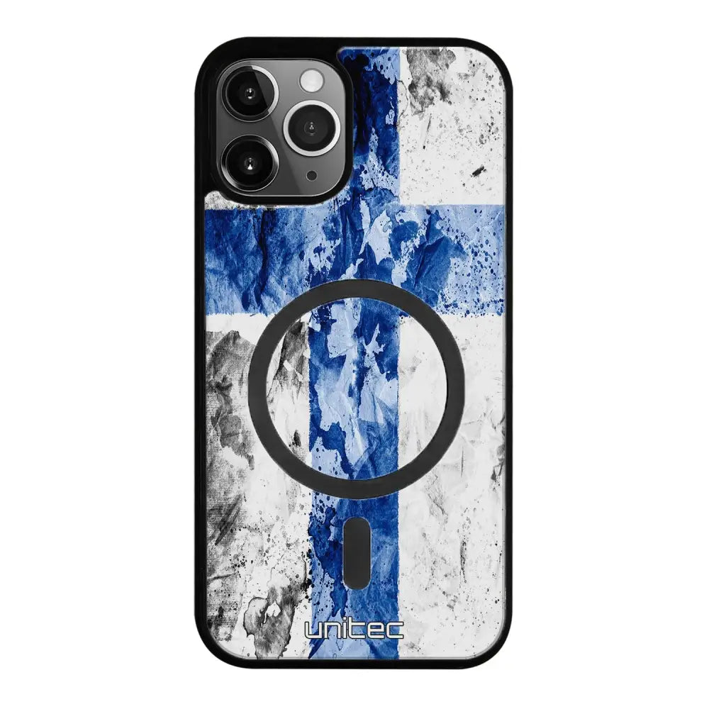 iPhone 12 Pro Max suojakuoret - Painted Finnish Flag