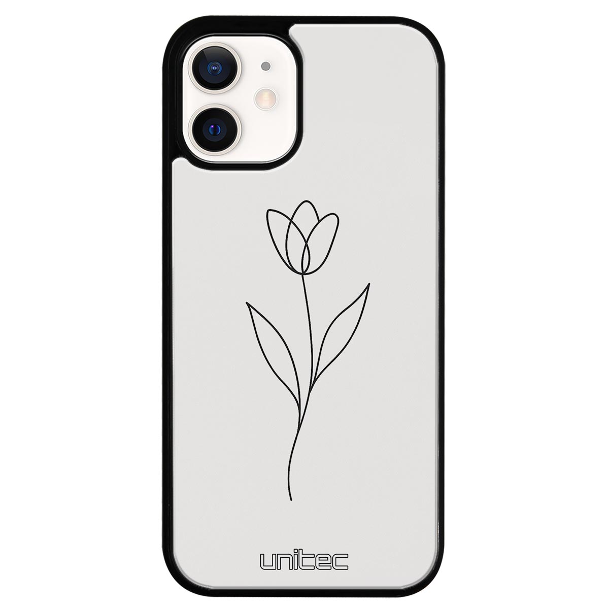 iPhone 12 Suojakuoret Minimalistic – Elegant Tulip
