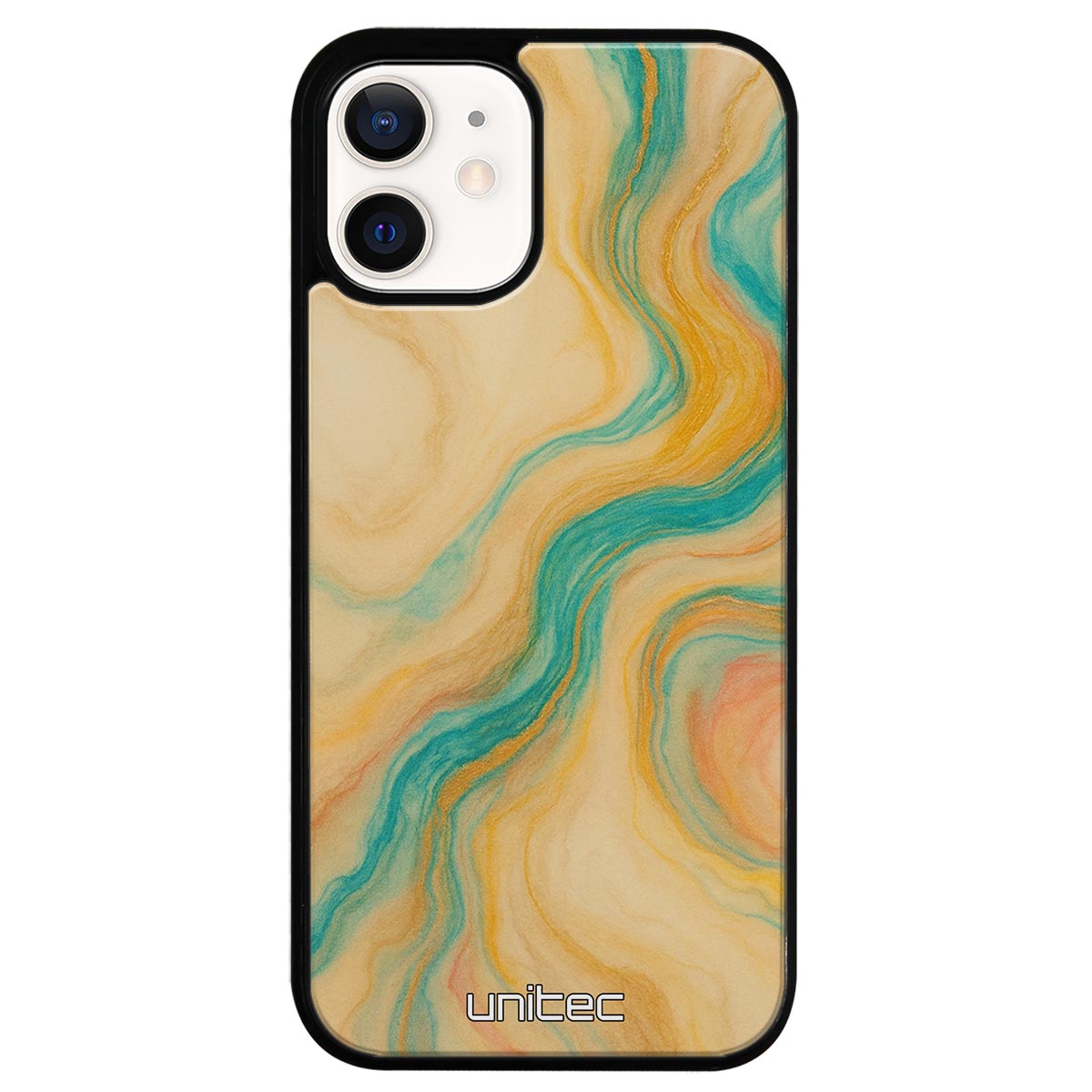 iPhone 12 Suojakuoret Marmori – Emerald Waves
