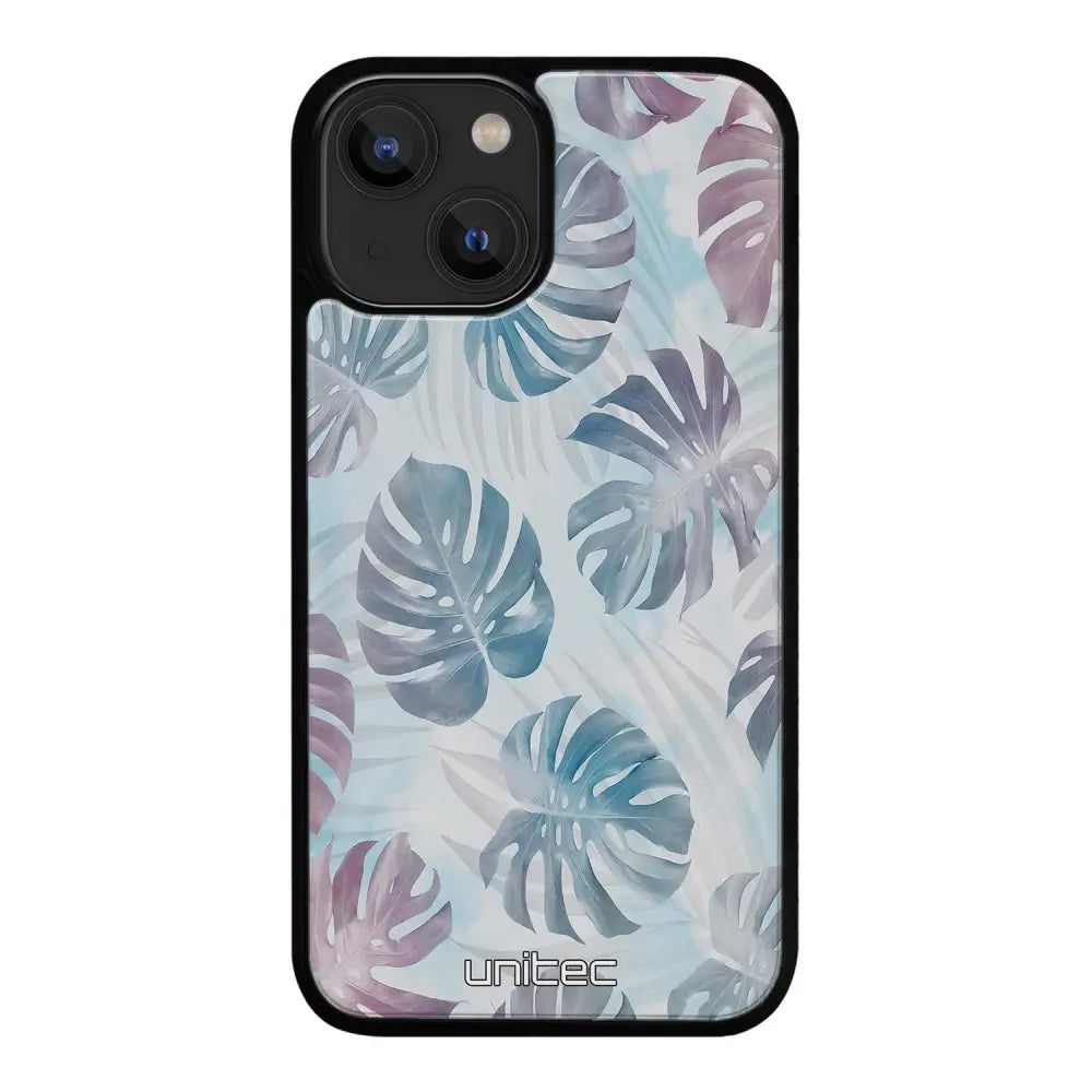 iPhone 13 kukka suojakuoret - Monstera Texture - Ei