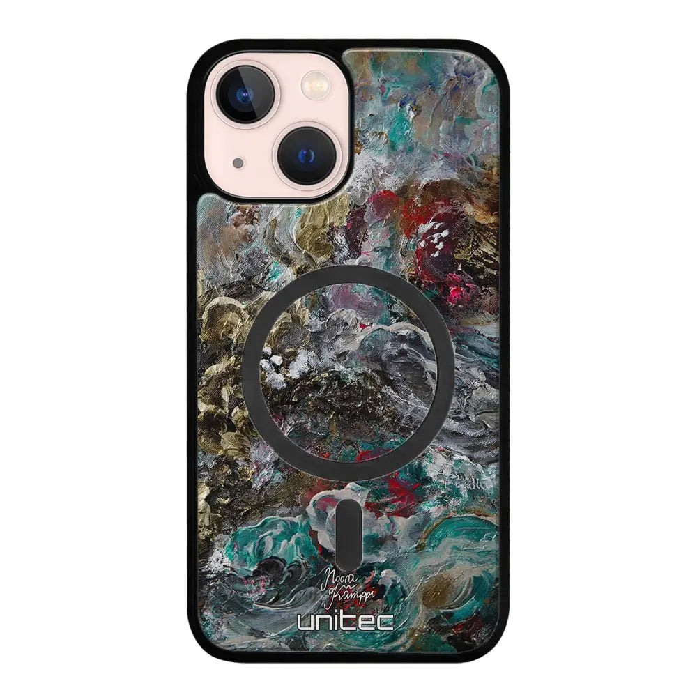 iPhone 13 Mini modern art suojakuoret - Heart Knows - Noora Kämppi