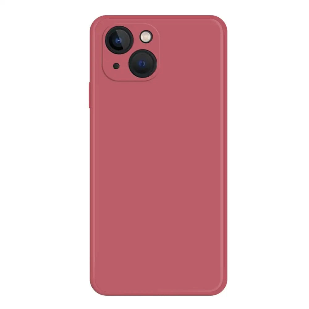 iPhone 13 Mini Silikoni suojakuori - Punainen