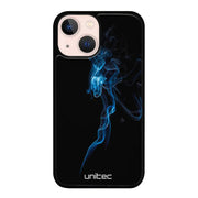iPhone 13 Mini suojakuoret - Blue Smoke On Black - Ei