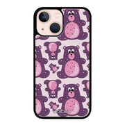 iPhone 13 Mini suojakuoret - Purple Teddy Bear - Ei