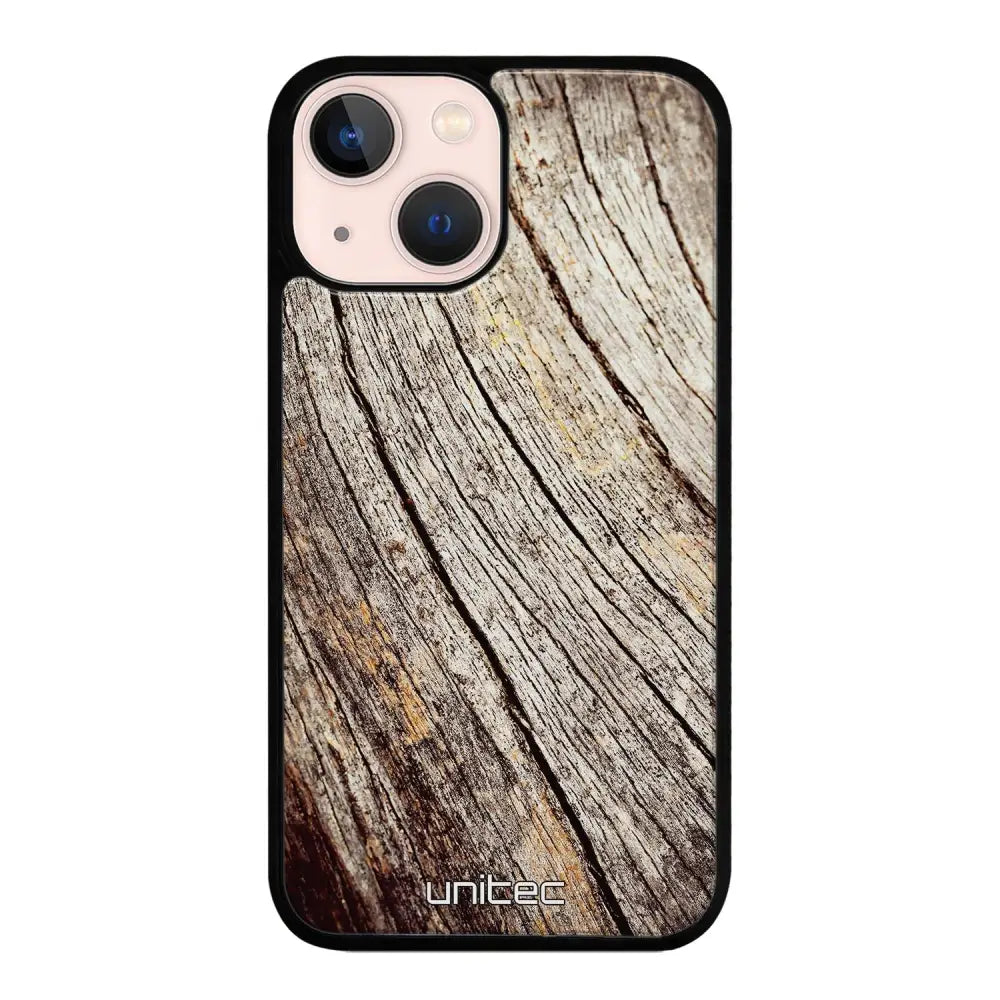 iPhone 13 Mini suojakuoret - Wooden Stump - Ei