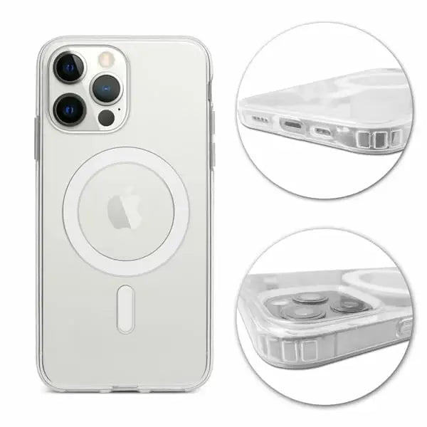 iPhone 13 Pro MagSafe suojakuori Läpinäkyvä