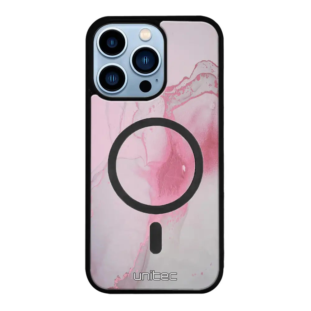 iPhone 13 Pro Max marmori suojakuoret - Pink Pok Rie