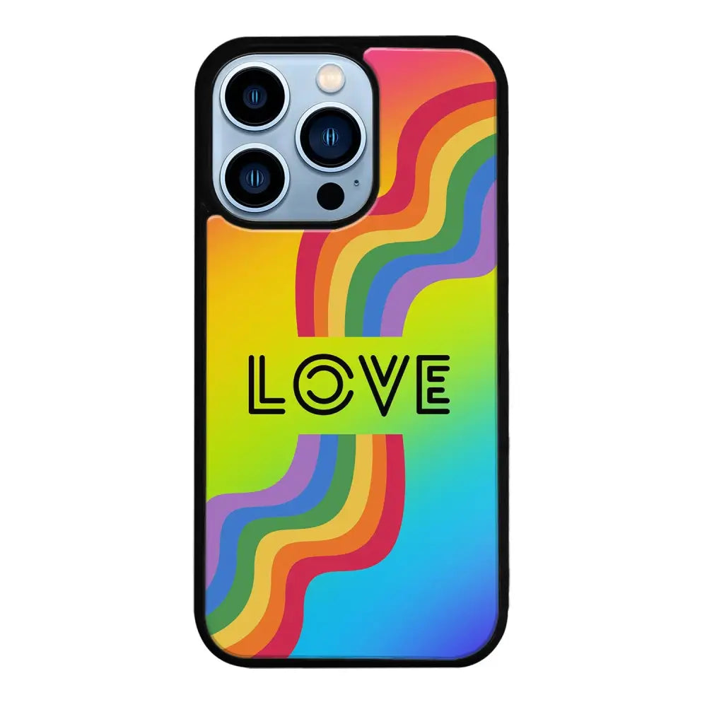 iPhone 13 Pro Max pride suojakuoret - Love - Ei